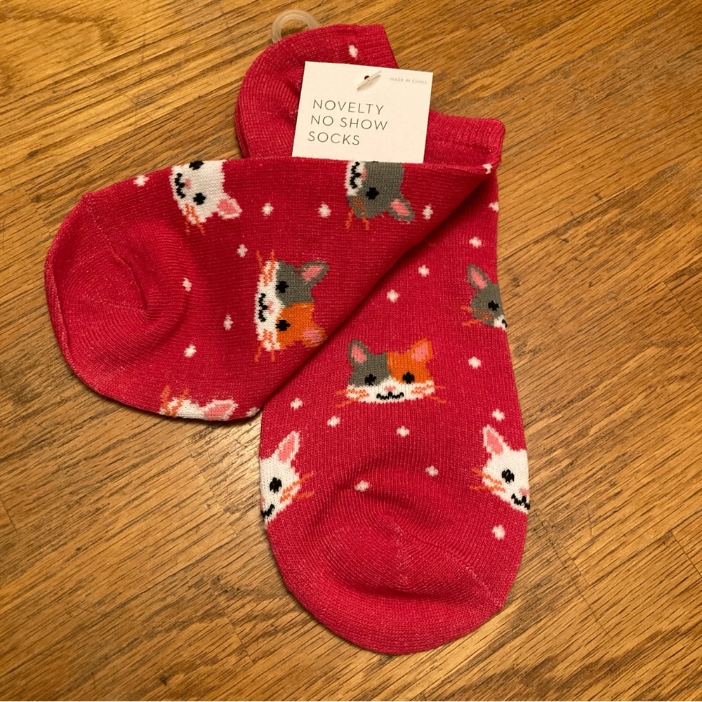 NWT Novelty No Show Socks Size 9-11 - Picture 3 of 5